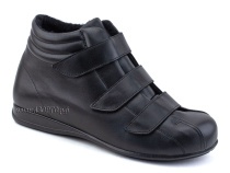 5008-02-1 Плюмекс (Plumex), ботинки для взрослых зимние, натуральная шерсть, кожа, черный, полнота 10 в Воронеже